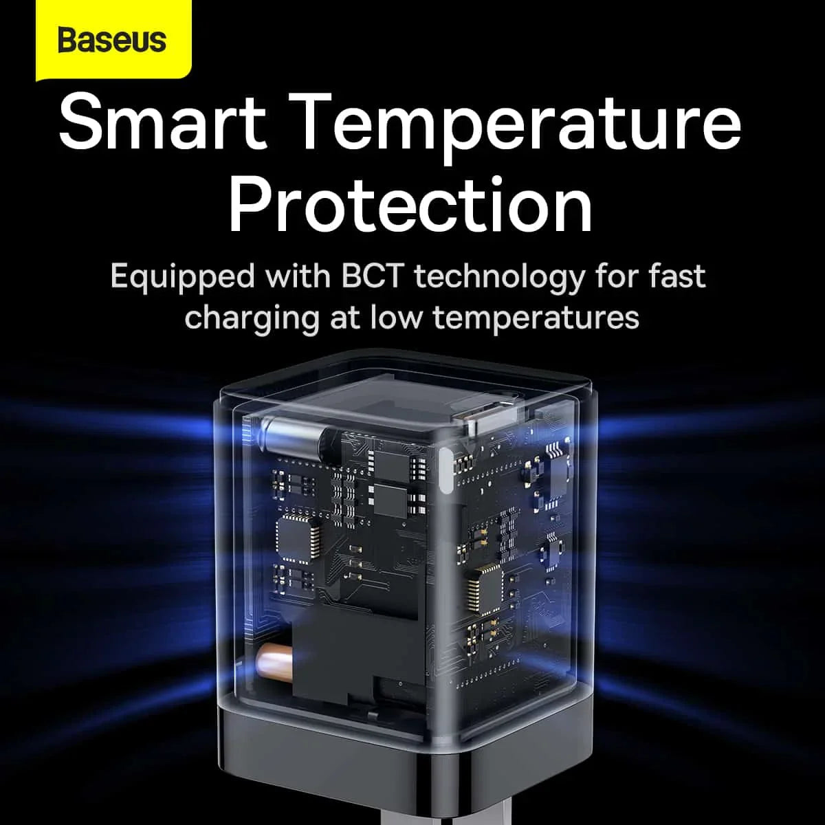 Baseus Palm 30W PD Fast Charger 1C – Mini USB-C Wall Adapter for iPhone & Android