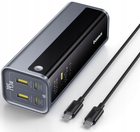 Baseus EnerGeek GR11 20000mAh 145W power bank with retractable cable