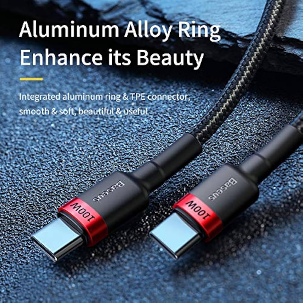 Baseus Cafule PD 2.0 100W Type-C to Type-C Fast Charging Data Cable (2M)