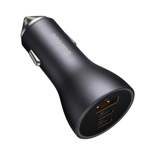 Baseus car charger 2 USB-C and 1 USB-A ports