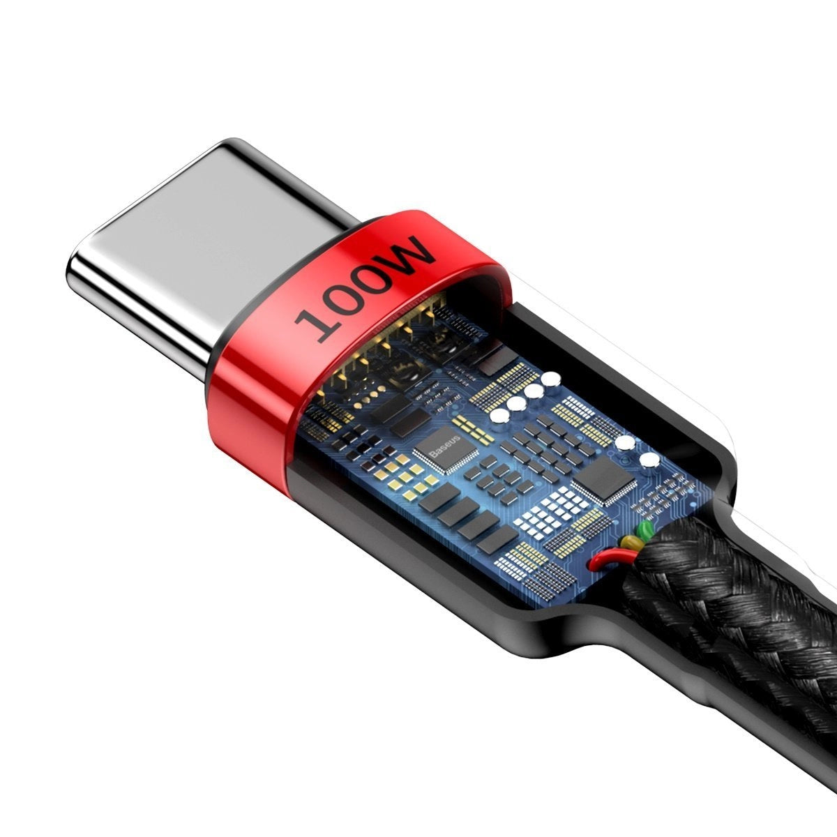 Nylon braided USB-C data cable with PD 2.0 100W fast charging - Fizo.pk