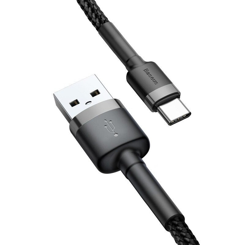 Baseus Cafule 3M USB to Type-C cable gray black