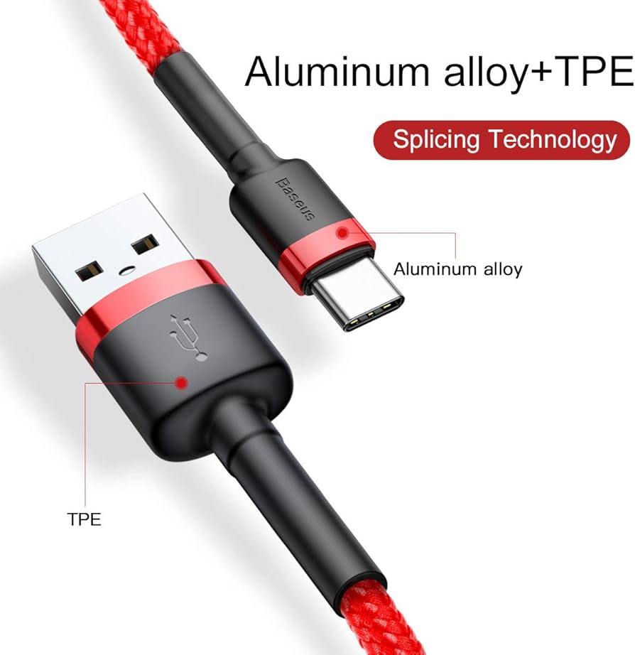 Baseus Cafule PD 2.0 100W Type-C to Type-C Fast Charging Data Cable (2M)
