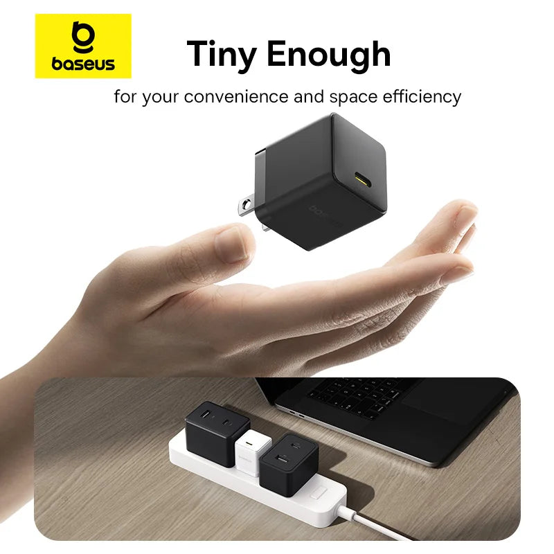 Baseus Palm Series compact dual port wall charger