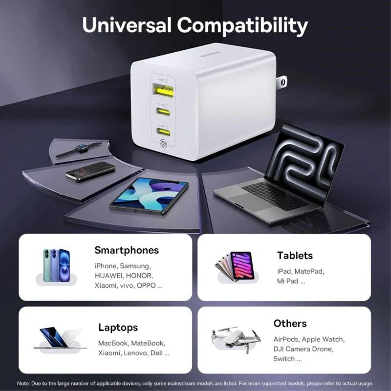 Baseus 100W USB-C USB-A multi-device wall charger