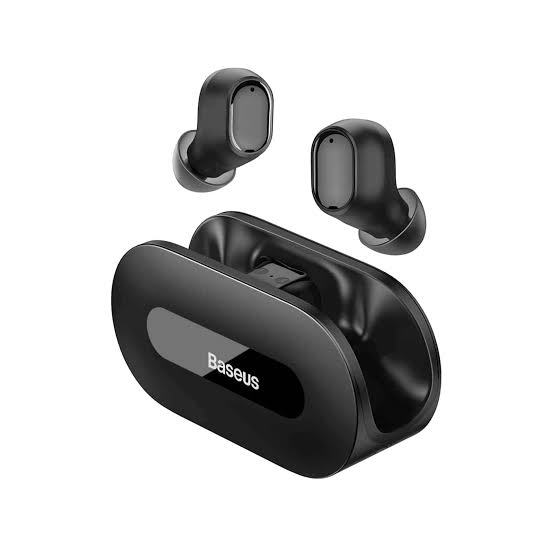 Baseus Bowie EZ10 wireless earbuds black white
